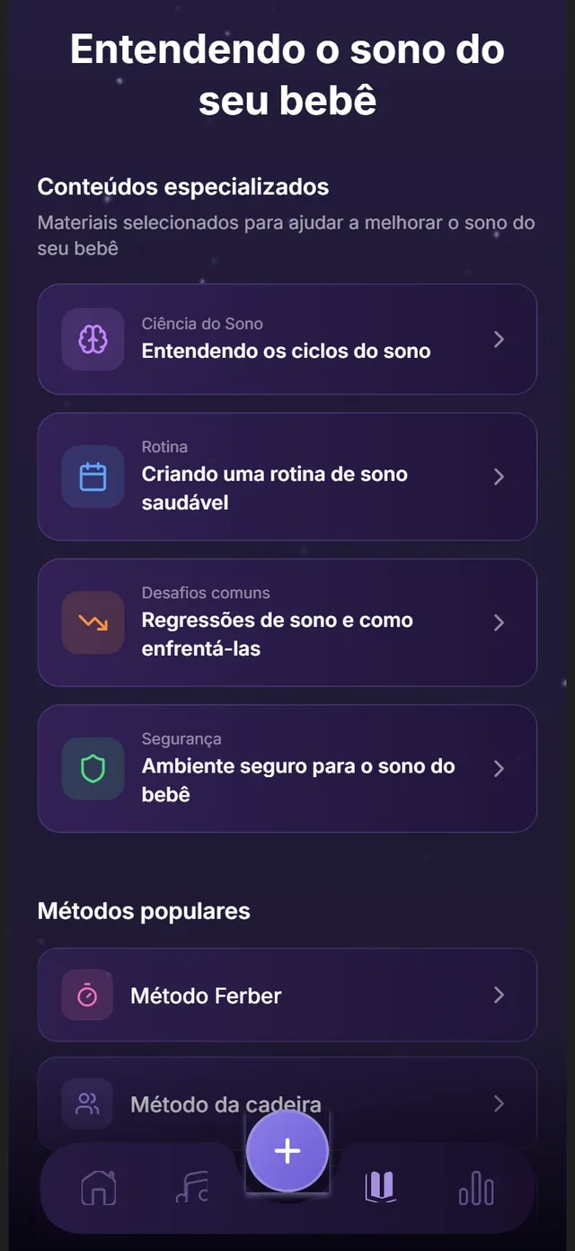 Contenido sobre el sueño del bebé